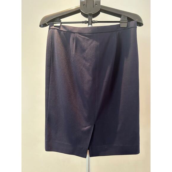 Tory Burch Navy Pencil Skirt Size Medium - Picture 2 of 3